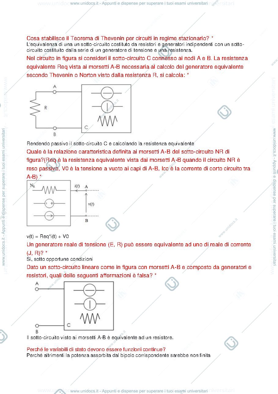 Anteprima pagina 3 — Alcune domande di teoria