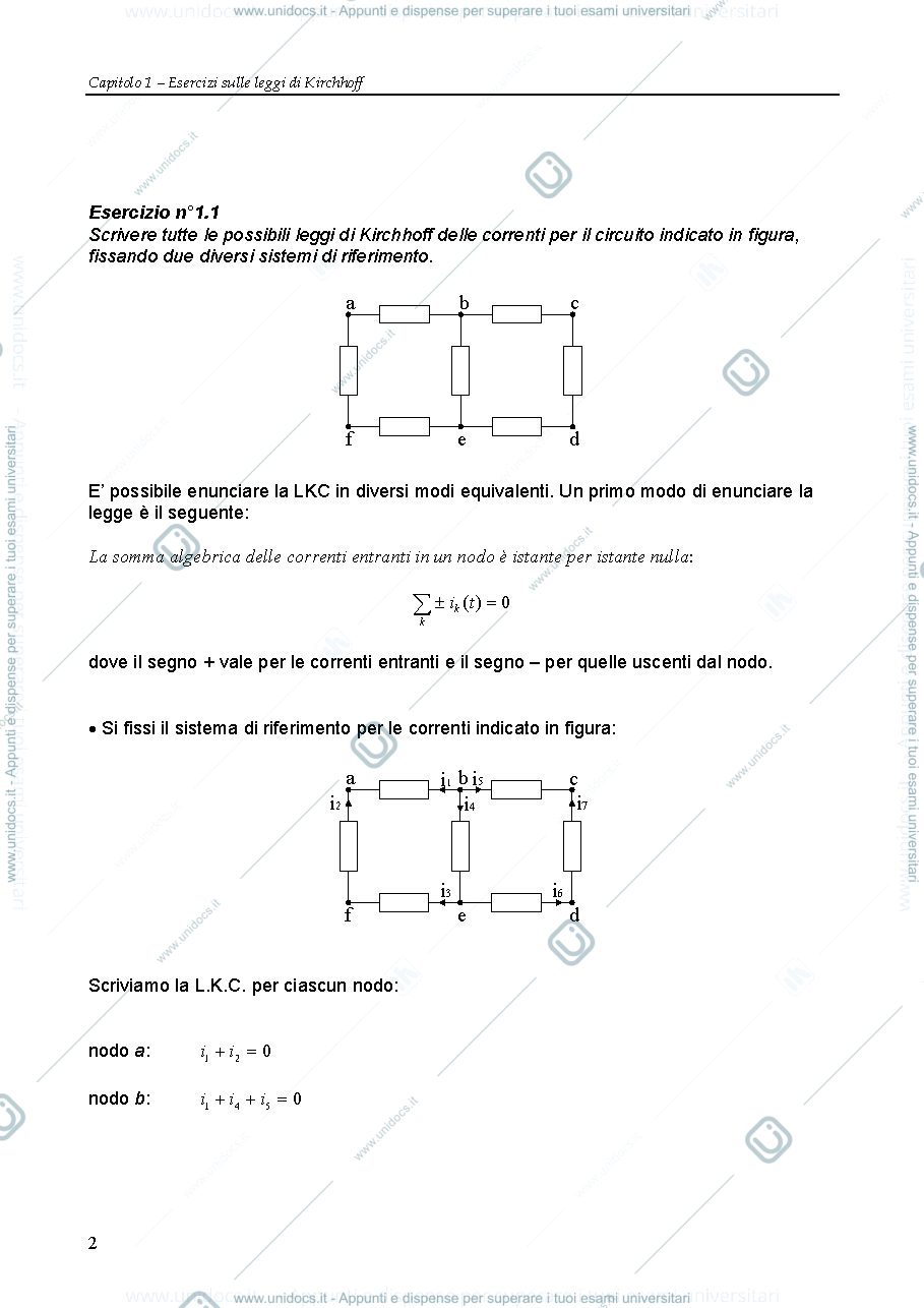 Anteprima pagina 4 — ESERCIZI DI ELETTROTECNICA