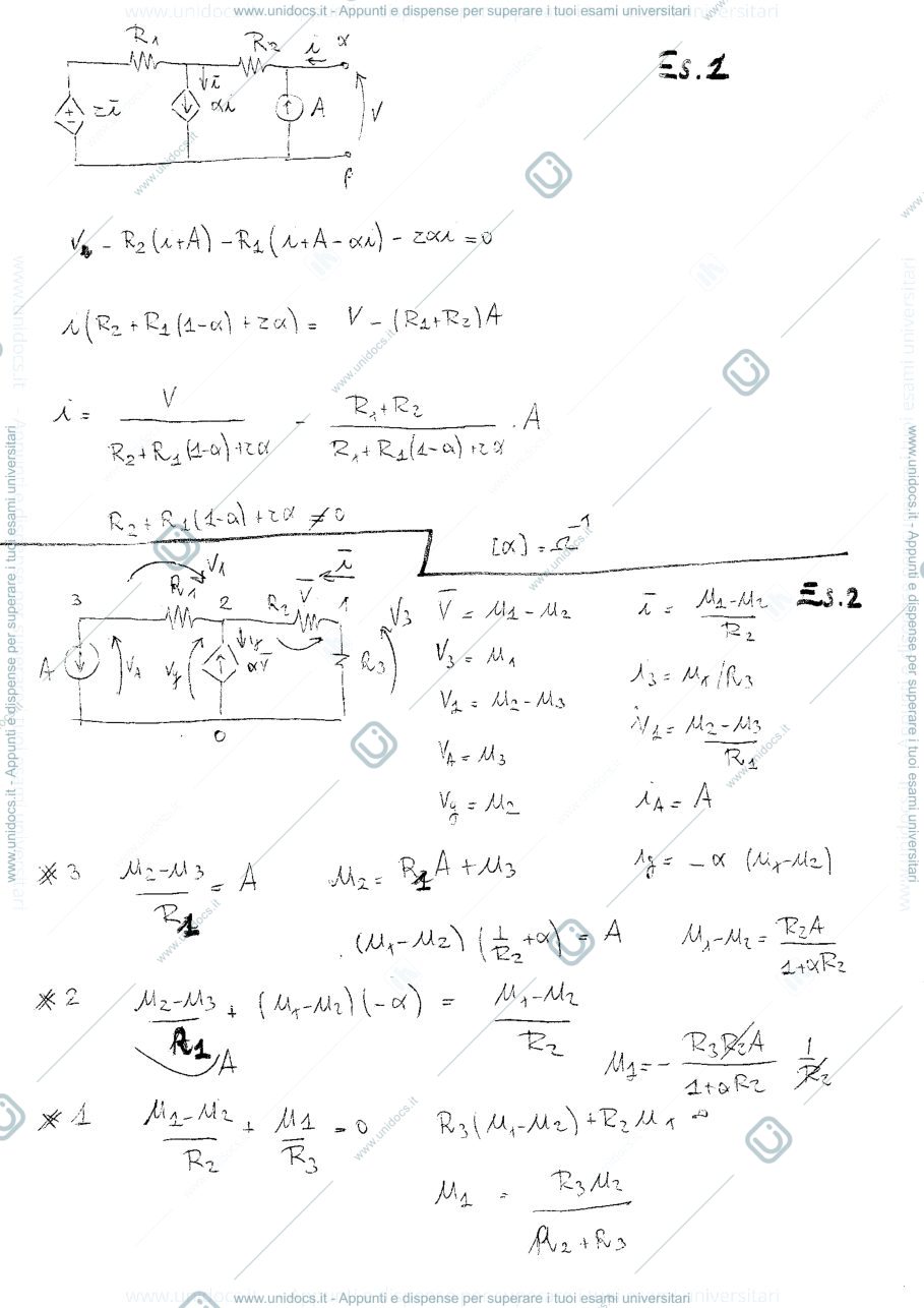 Anteprima pagina 1 — Soluzione_Foglio#4 esercizi prof: Bizzarri