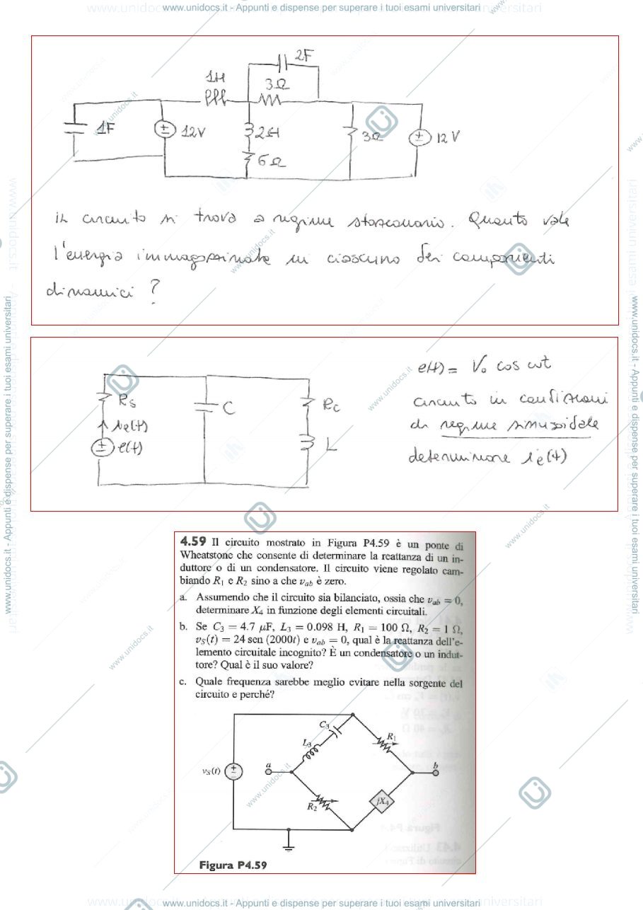Anteprima pagina 1 — Foglio #8 esercizi prof: Bizzarri