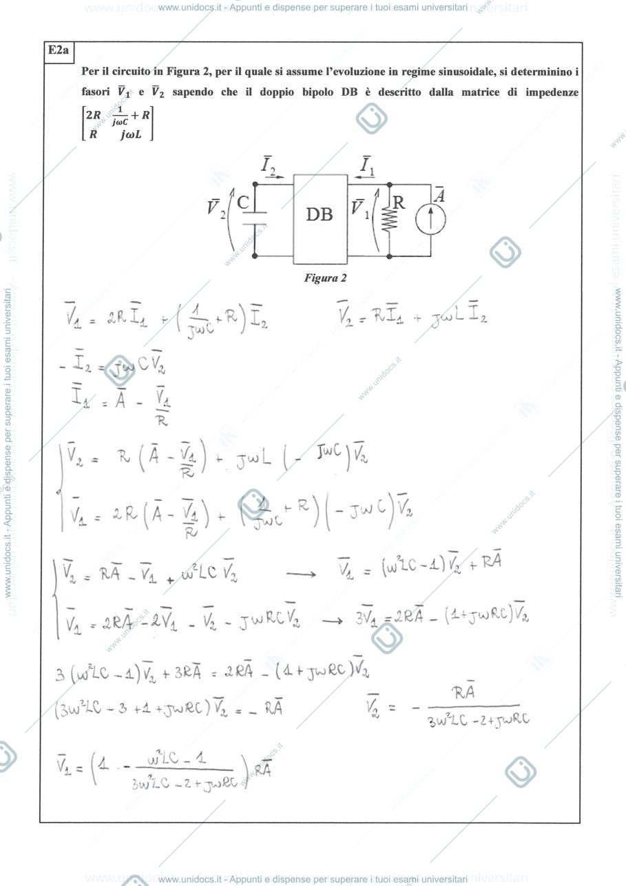 Anteprima pagina 2 — Soluzione_29_01_2013 esame prof: Bizzarri