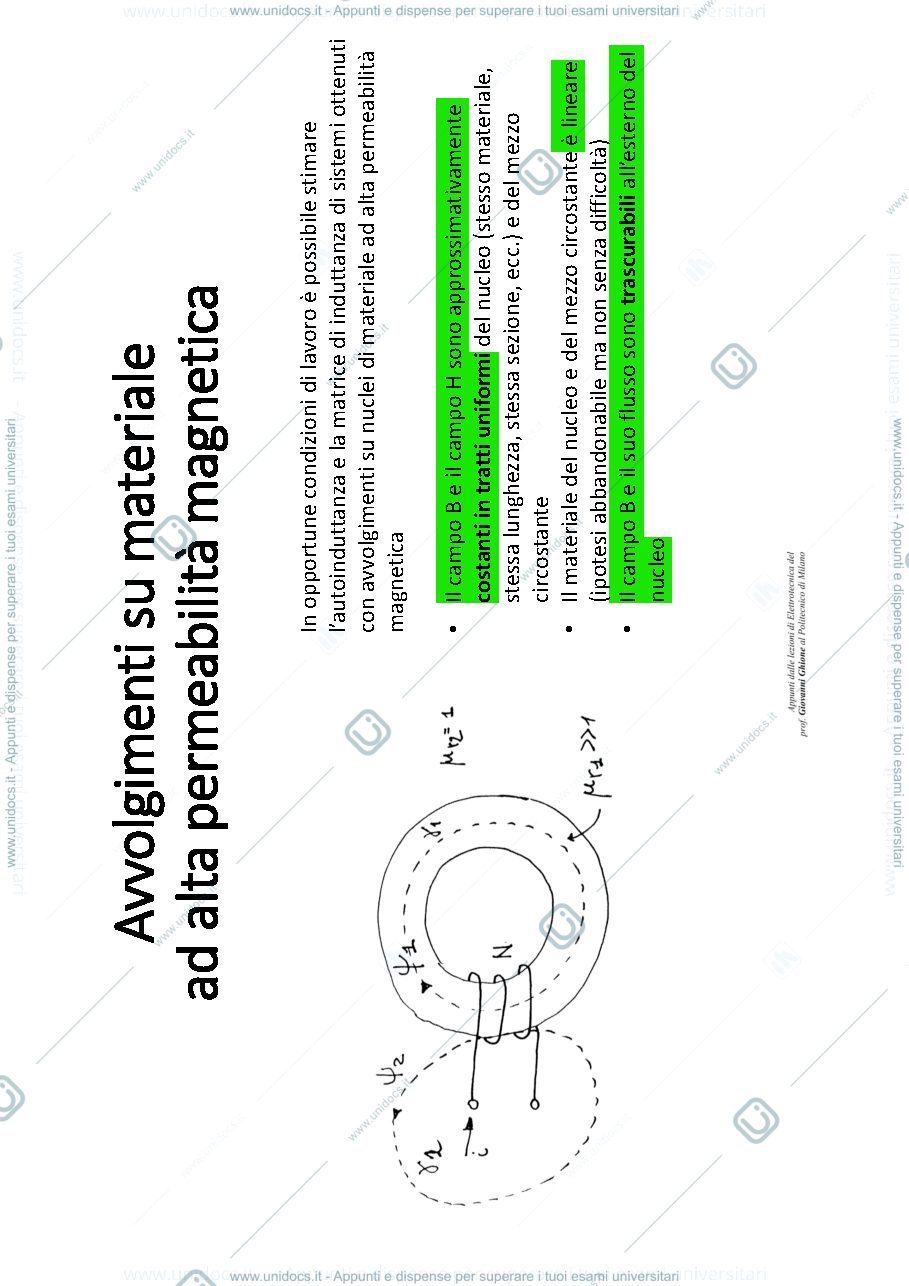Anteprima pagina 1 — Circuiti Magnetici - slides lezioni prof: Bizzarri