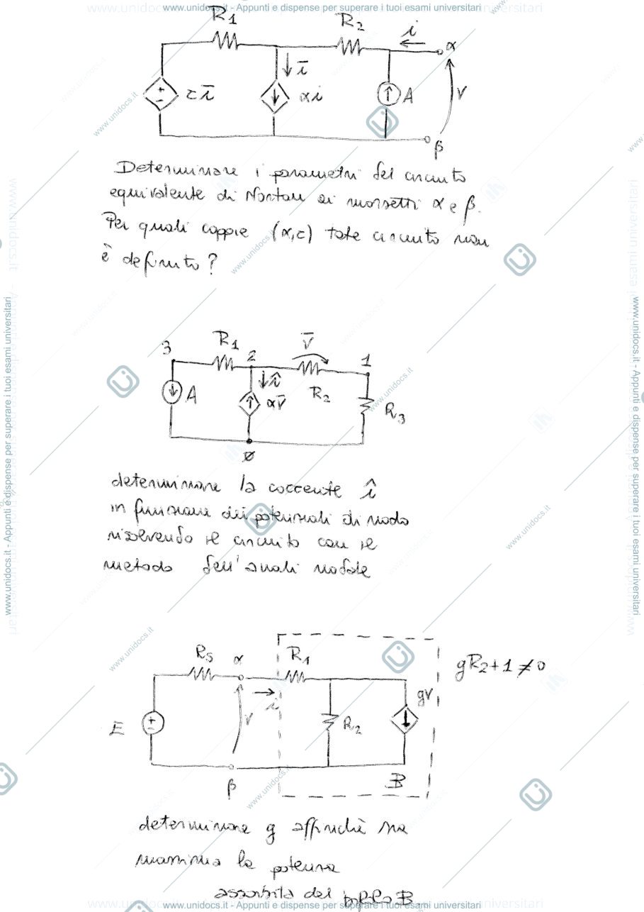 Anteprima pagina 1 — Foglio #4 esercizi prof: Bizzarri
