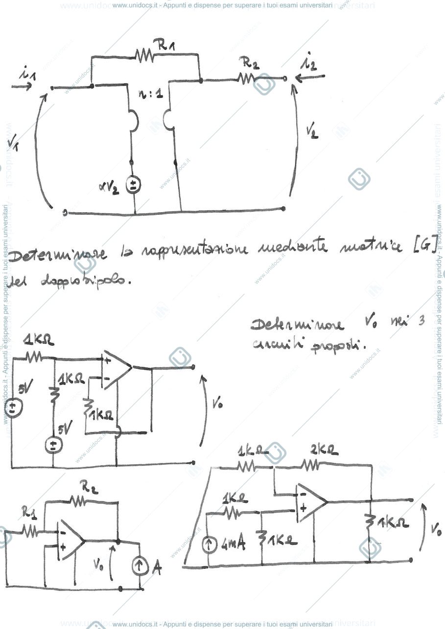 Anteprima pagina 1 — Foglio #7 esercizi prof: Bizzarri