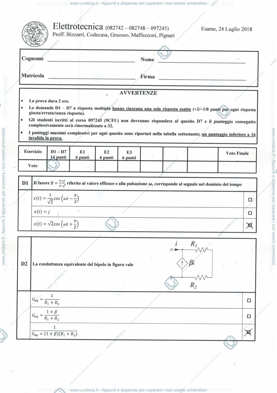 Anteprima pagina 1 — Soluzione_24_07_18 esame prof: Bizzarri