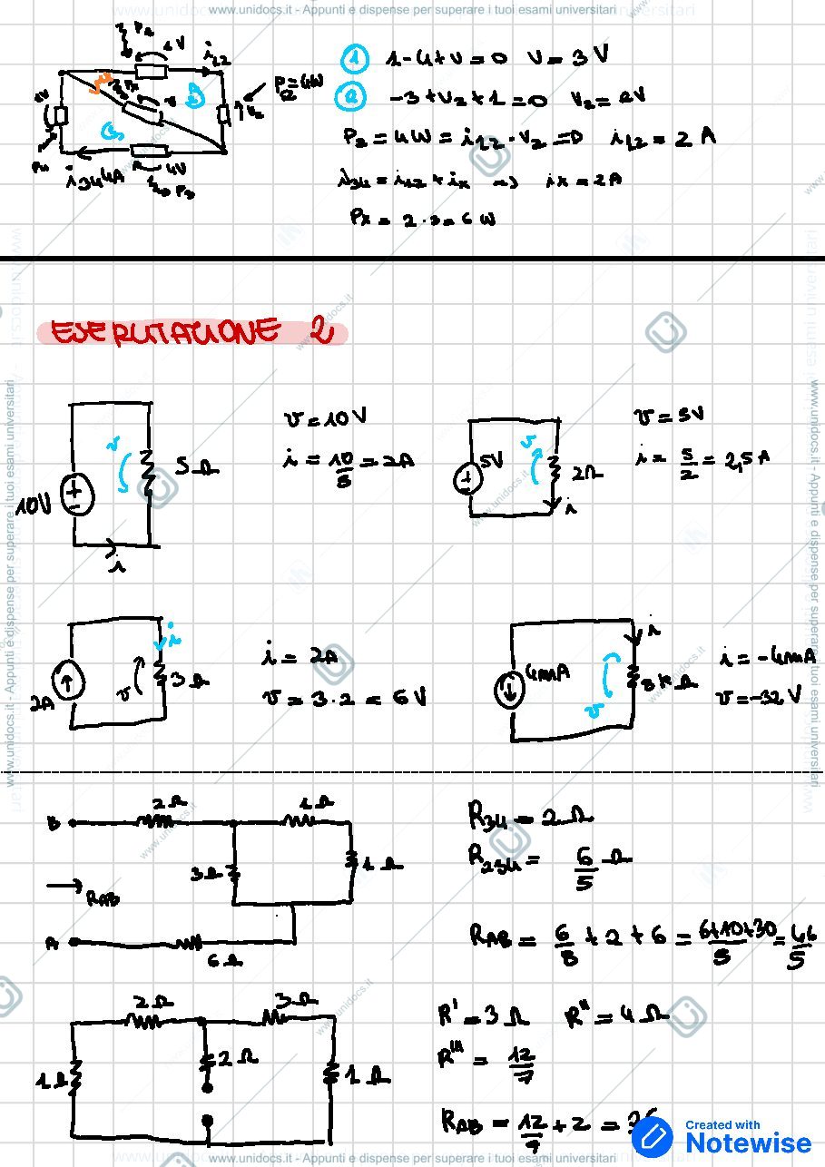 Anteprima pagina 3 — Esercitazioni elettrotecnica