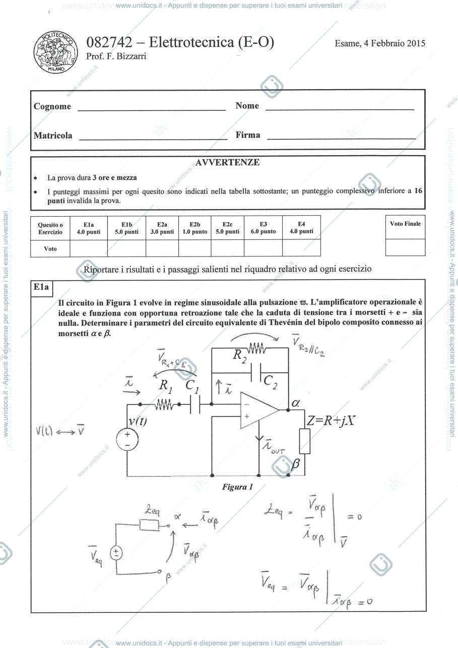 Anteprima pagina 1 — Soluzione_04_02_2015 esame prof: Bizzarri
