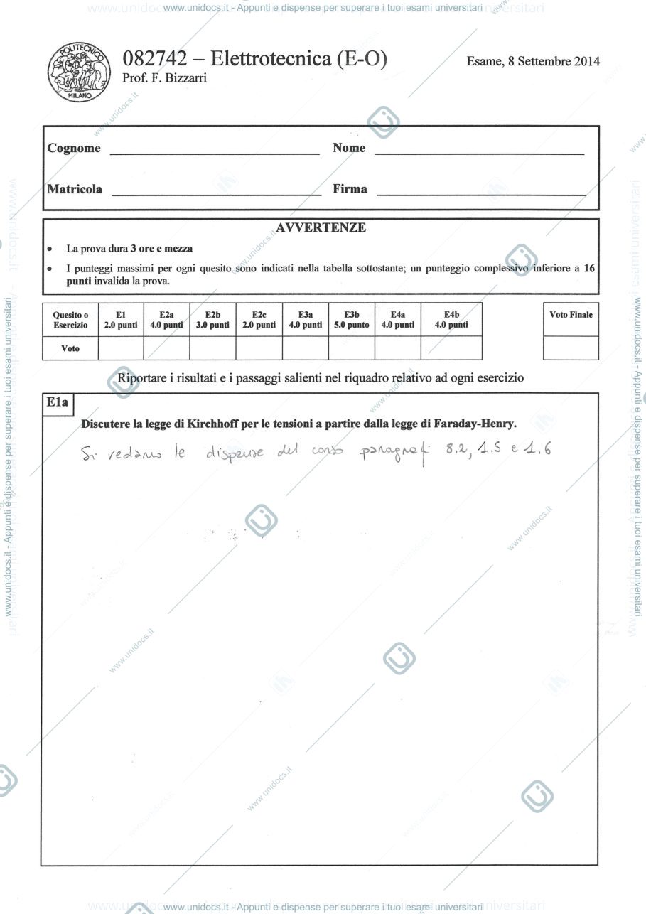 Anteprima pagina 1 — Soluzione_08_09_2014 esame prof: Bizzarri