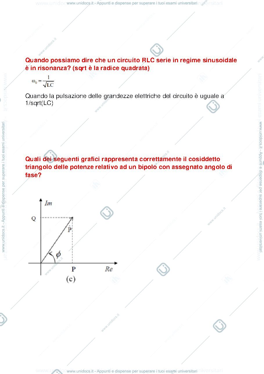 Anteprima pagina 3 — DOMANDE DI ELETTROTECNICA
