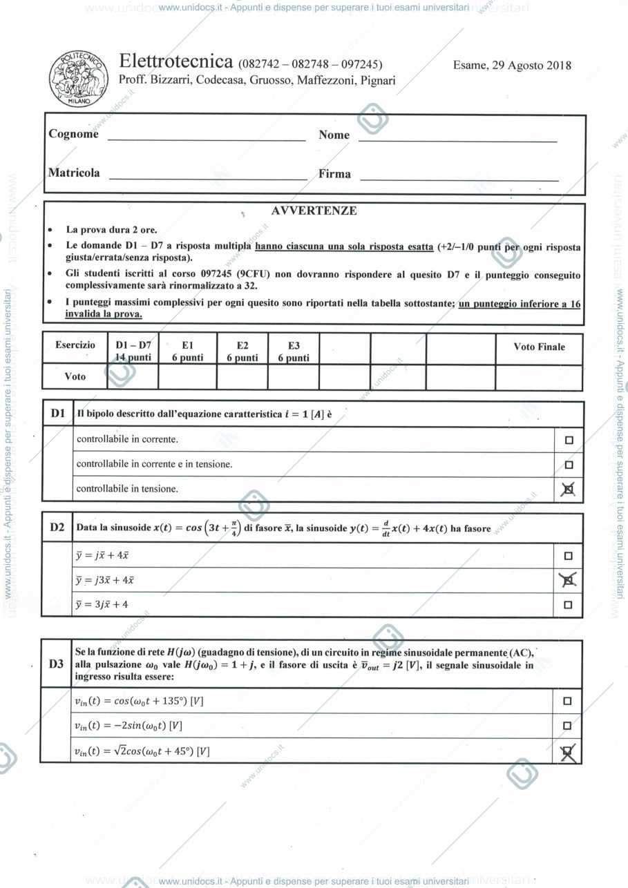 Anteprima pagina 1 — Soluzione_29_08_2018 esame prof: Bizzarri