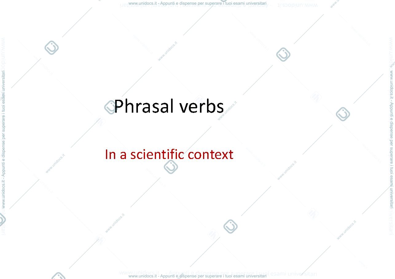 Anteprima pagina 1 — Phrasal verbs