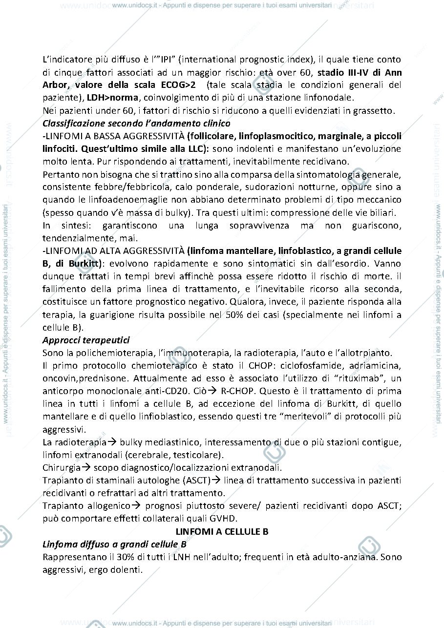 Anteprima pagina 2 — Linfomi non Hodgkin