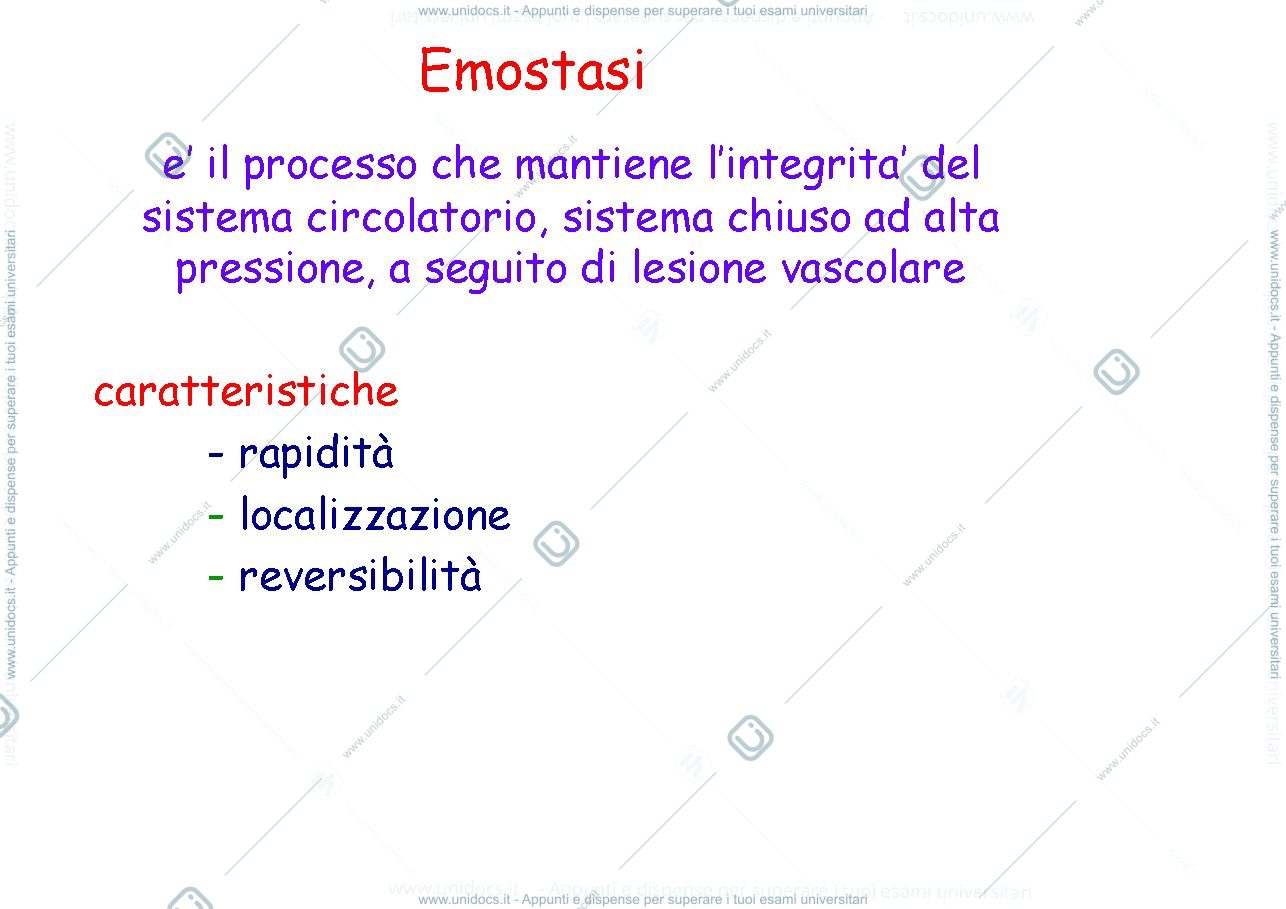 Anteprima pagina 2 — 4 Proteine della coagulazione e coagulazione del sangue