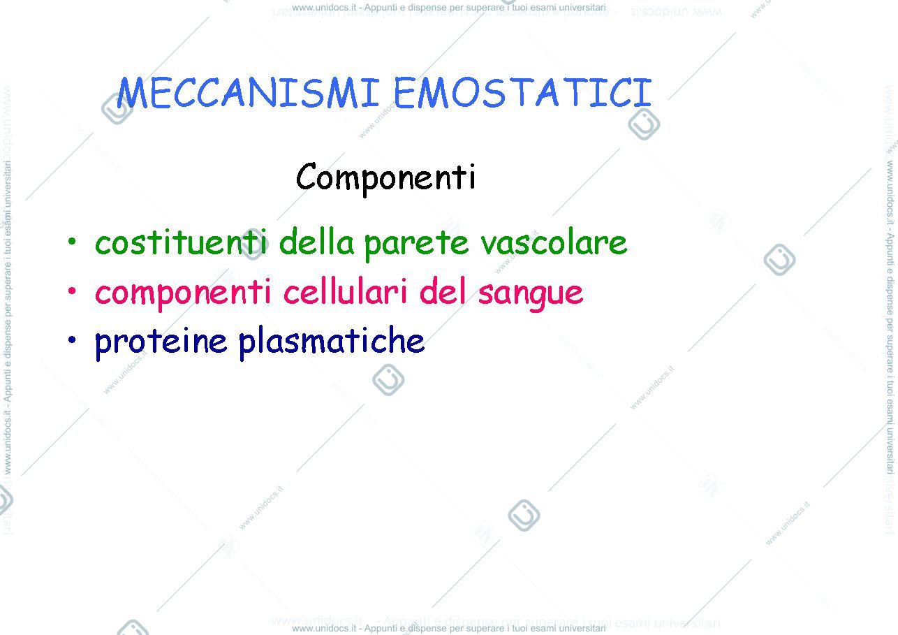 Anteprima pagina 4 — 4 Proteine della coagulazione e coagulazione del sangue