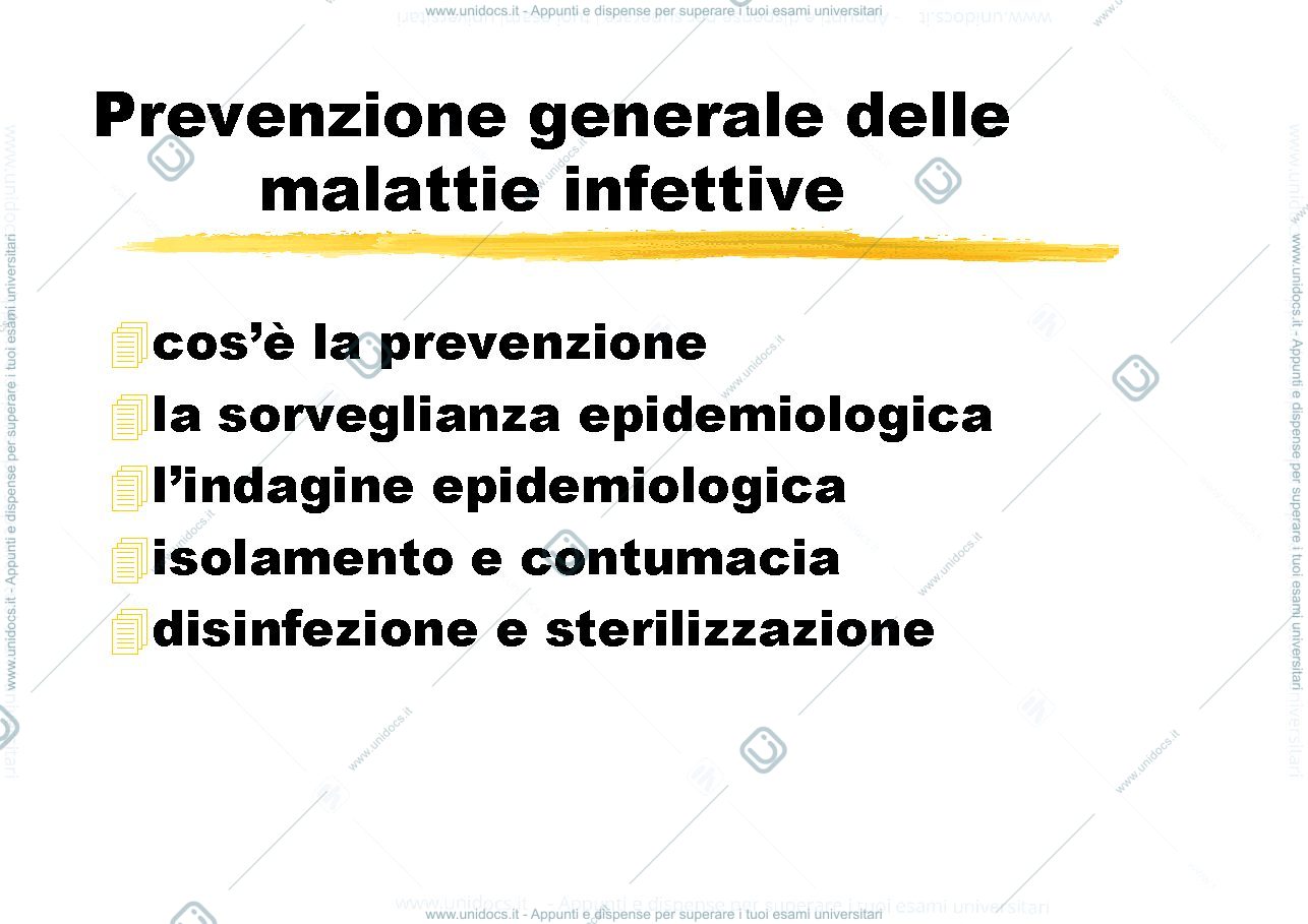 Anteprima pagina 1 — prevenzione malattie infettive