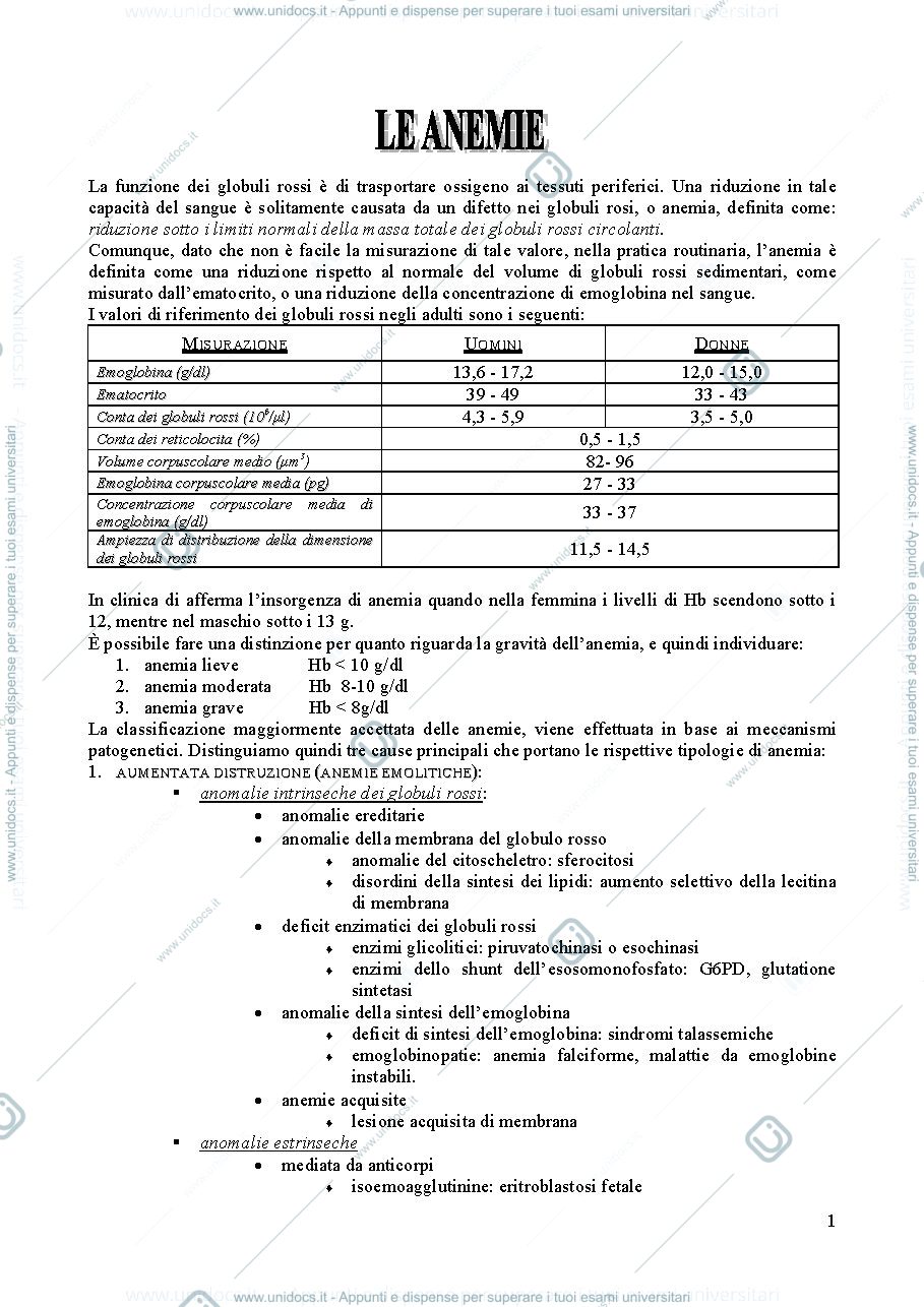 Anteprima pagina 1 — Manuale di Ematologia