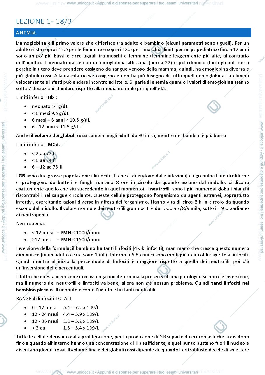 Anteprima pagina 1 — EMATOLOGIA