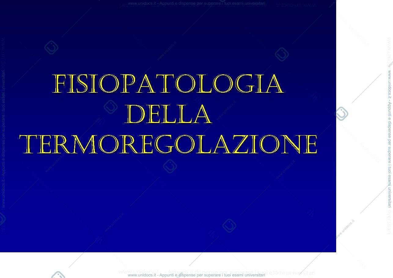 Anteprima pagina 1 — Febbre