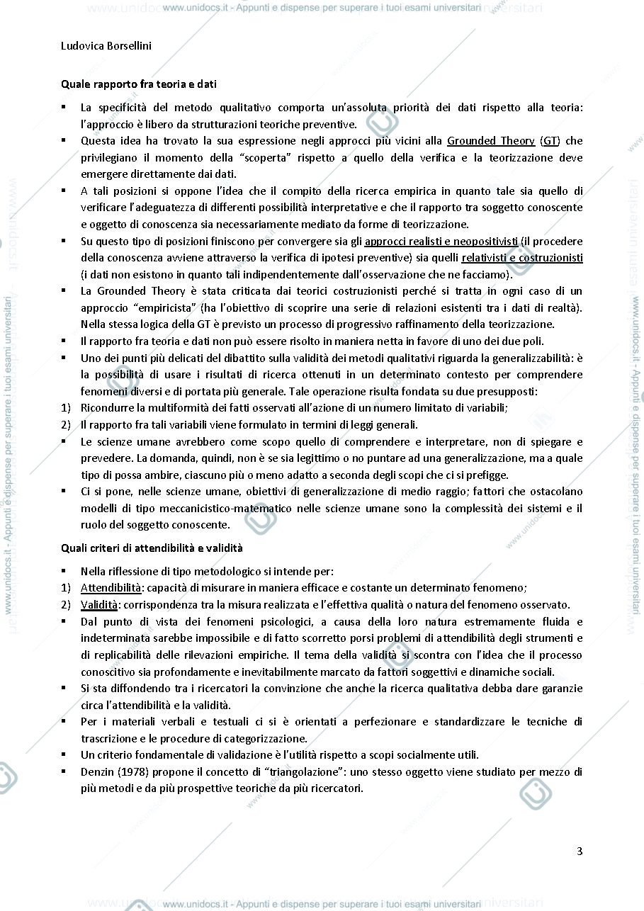 Anteprima pagina 4 — Metodi qualitativi in psicologia sociale