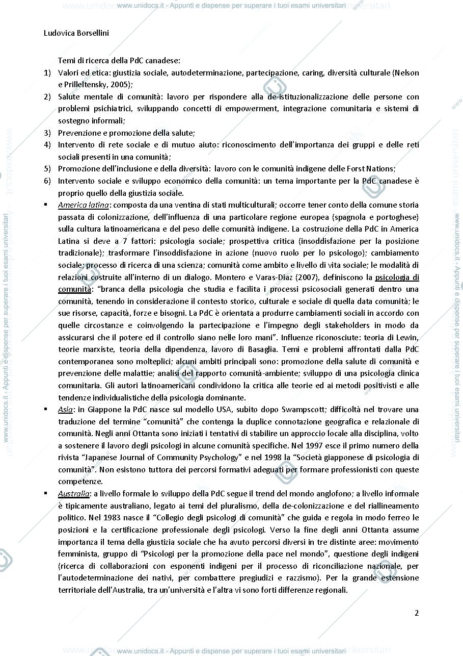 Anteprima pagina 3 — Psicologia di comunità. Prospettive, idee e metodi