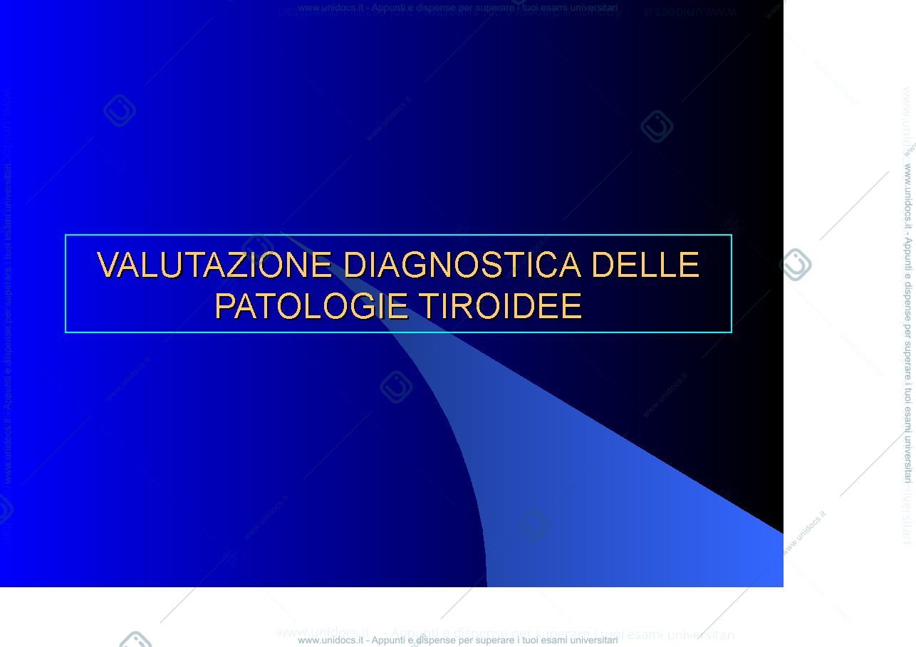 Anteprima pagina 1 — diagnosi tireopatie