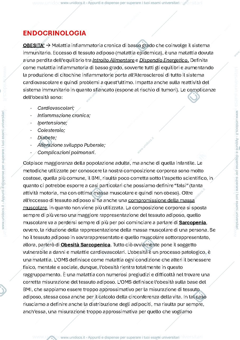Anteprima pagina 1 — ENDOCRINOLOGIA