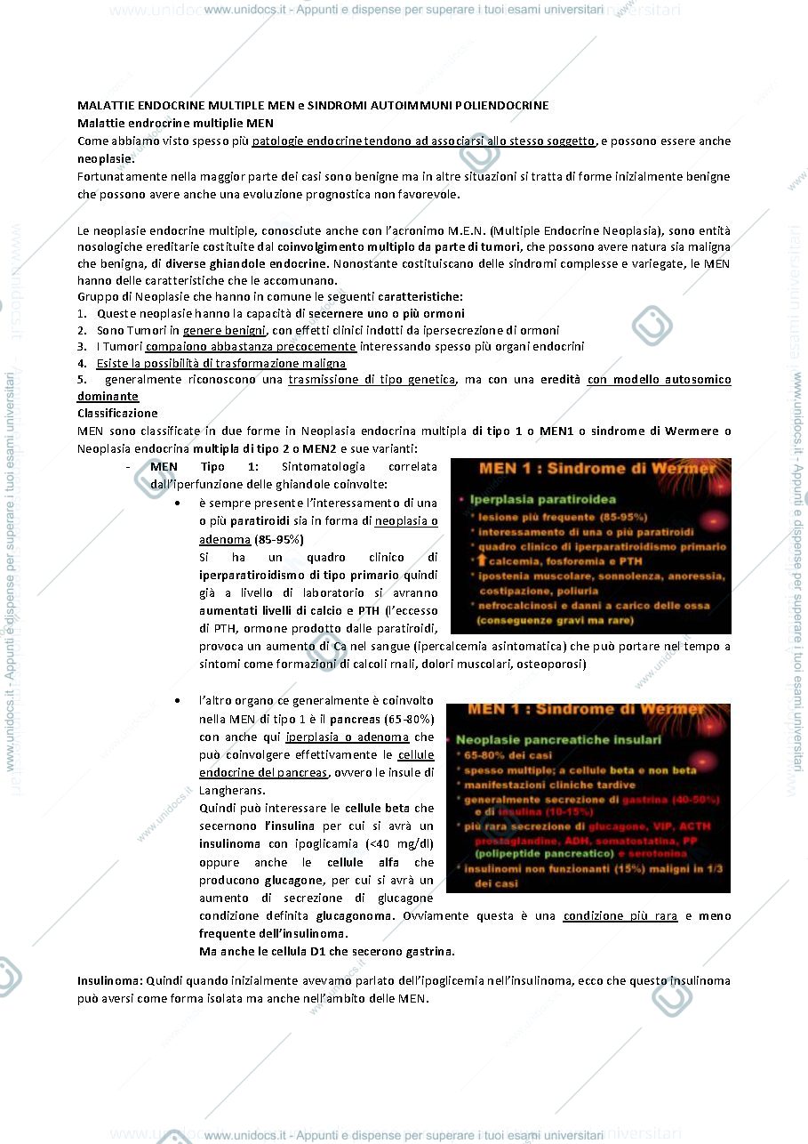 Anteprima pagina 1 — NONA LEZIONE ENDOCRINOLOGIA