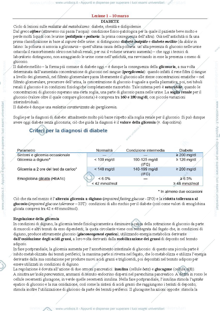 Anteprima pagina 1 — Appunti Endocrinologia