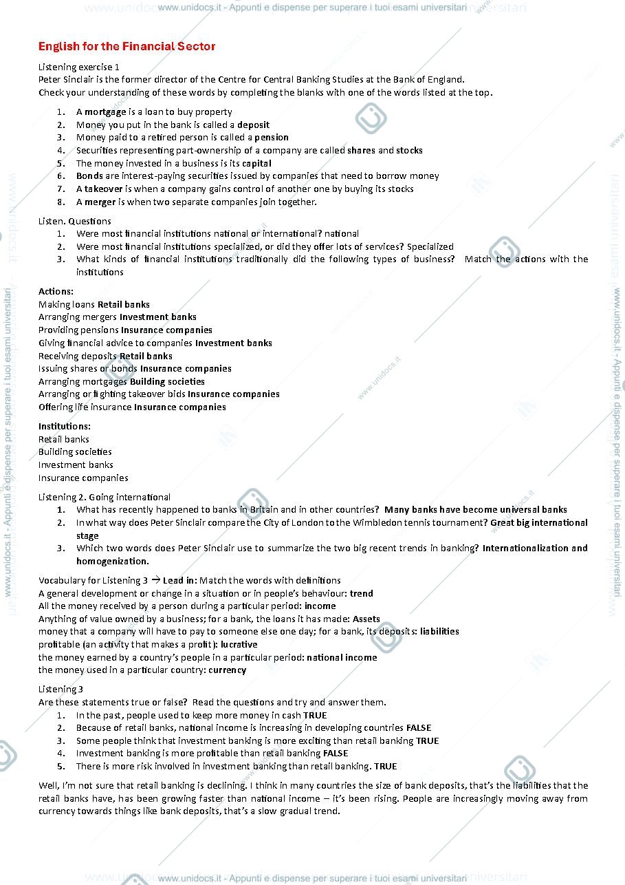 Anteprima pagina 1 — english for business and finance 