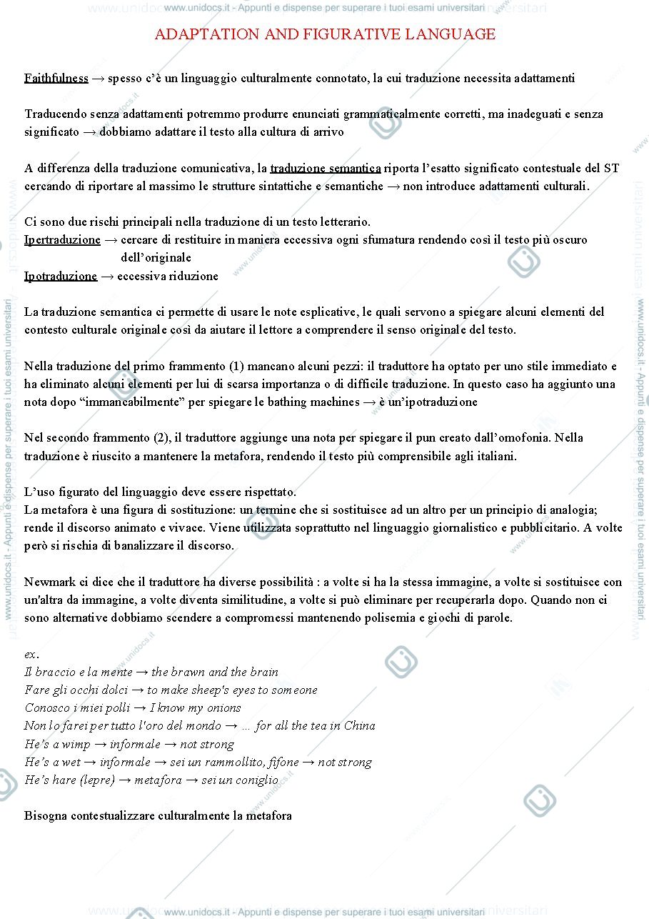 Anteprima pagina 1 — Appunti 