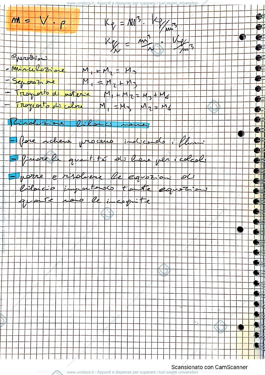 Anteprima pagina 2 — operazioni unitarie