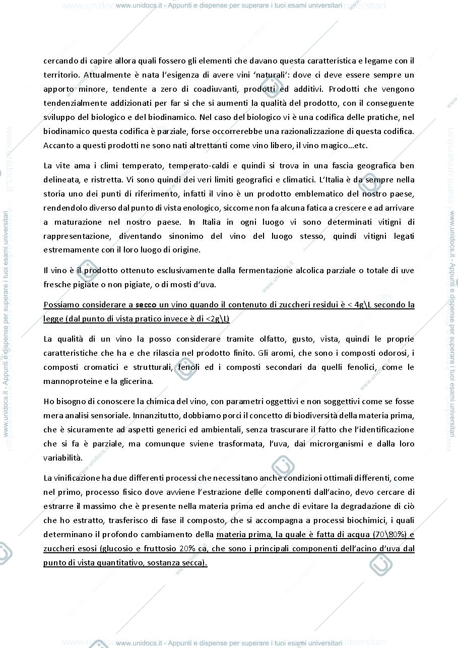 Anteprima pagina 2 — Appunti enologia 1