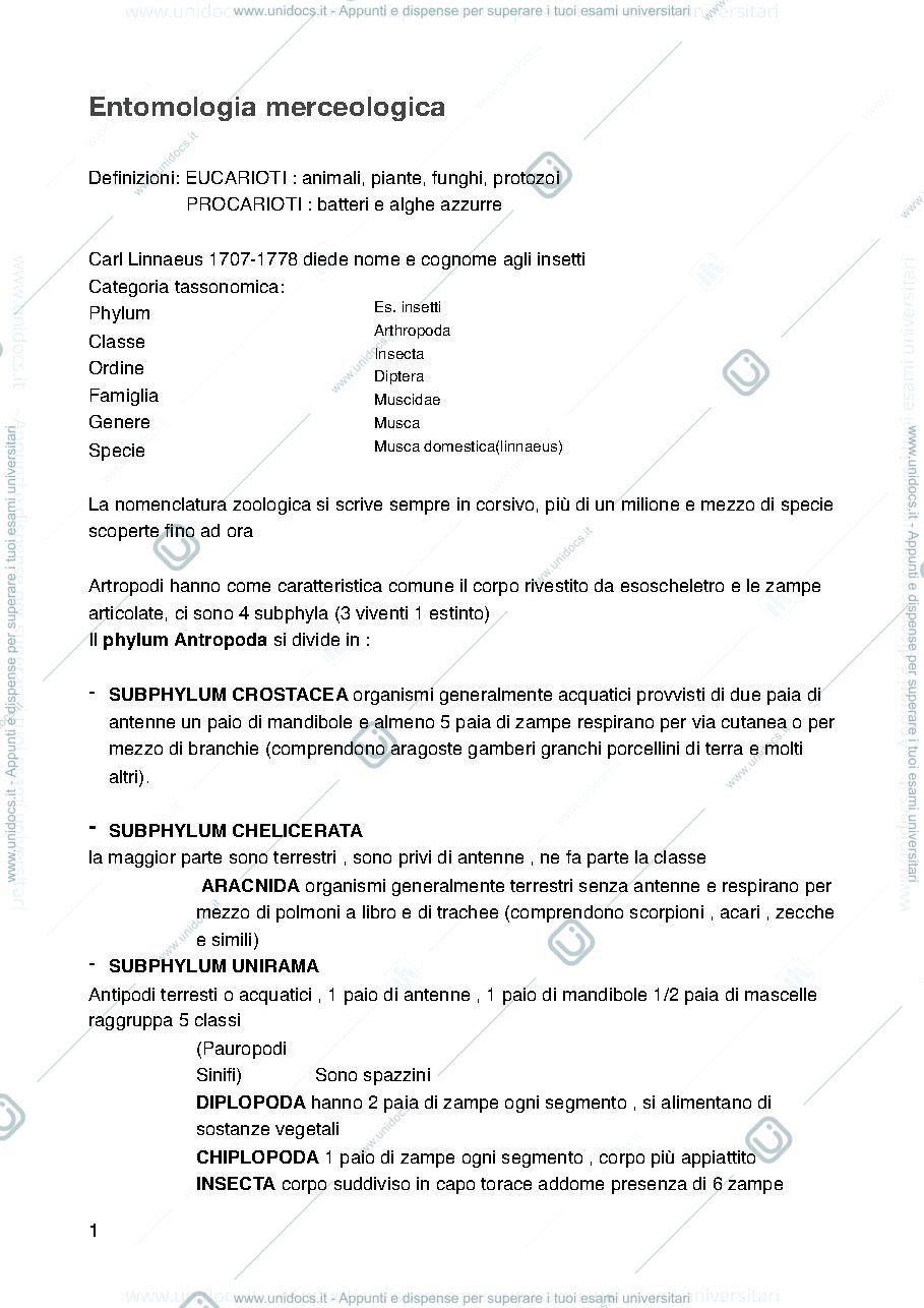Anteprima pagina 1 — Entomologia merceologica 
