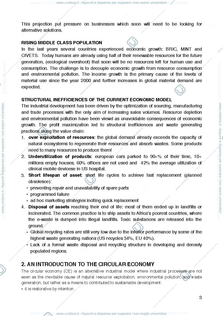 Anteprima pagina 3 — STRATEGIC MANAEGMENT AND THE CIRCULAR ECONOMY