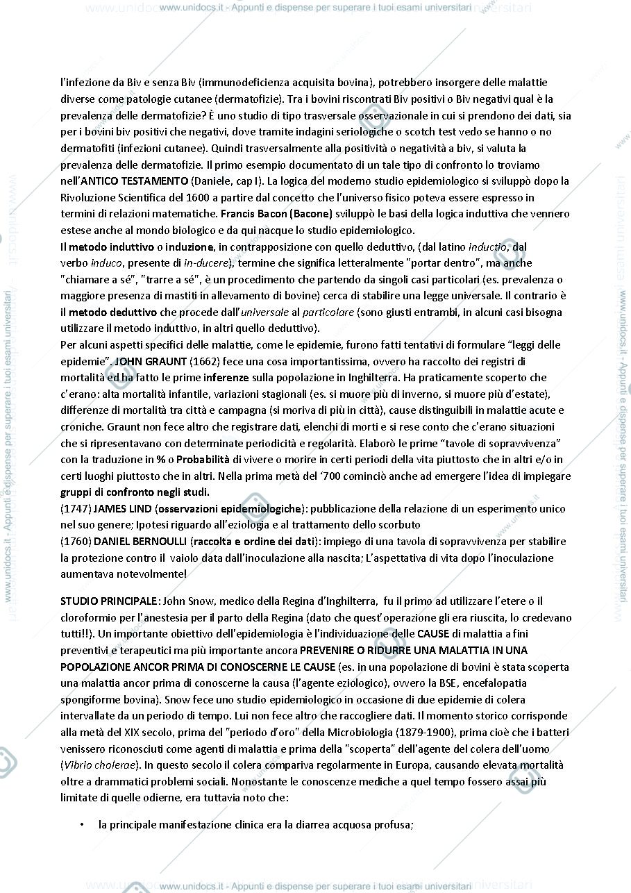 Anteprima pagina 2 — Epidemiologia Fratini 1a lezione