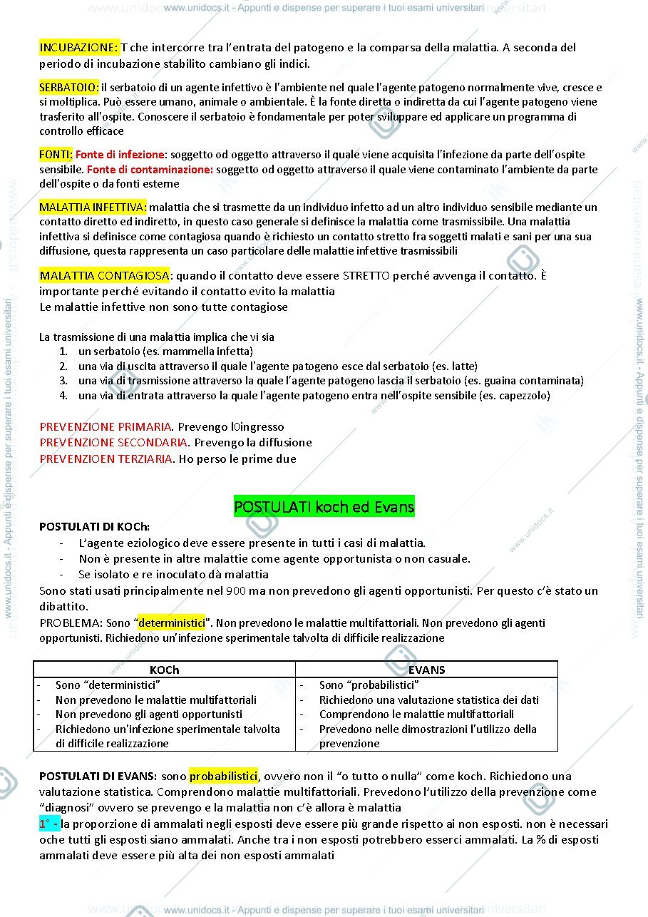 Anteprima pagina 4 — Epidemiologia Molecolare