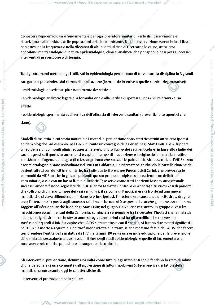 Anteprima pagina 3 — Epidemiologia