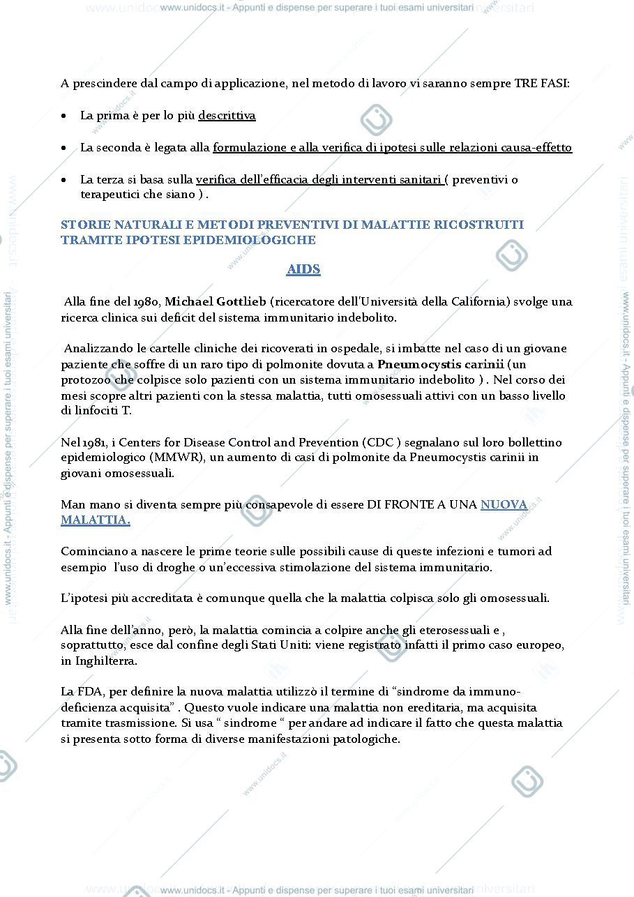 Anteprima pagina 2 — EPIDEMIOLOGIA COMPLETA 