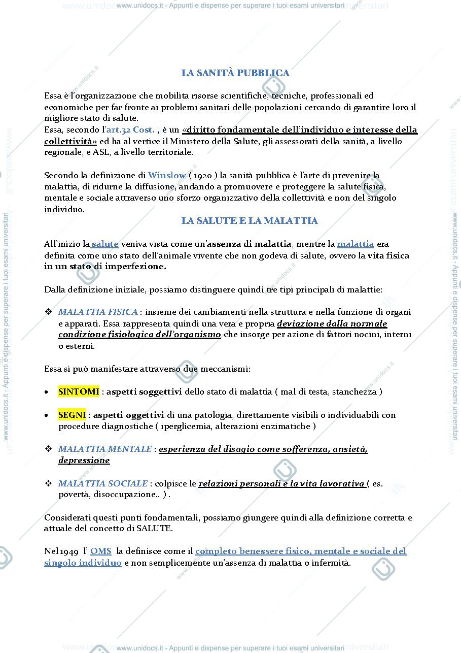 Anteprima pagina 3 — EPIDEMIOLOGIA COMPLETA 