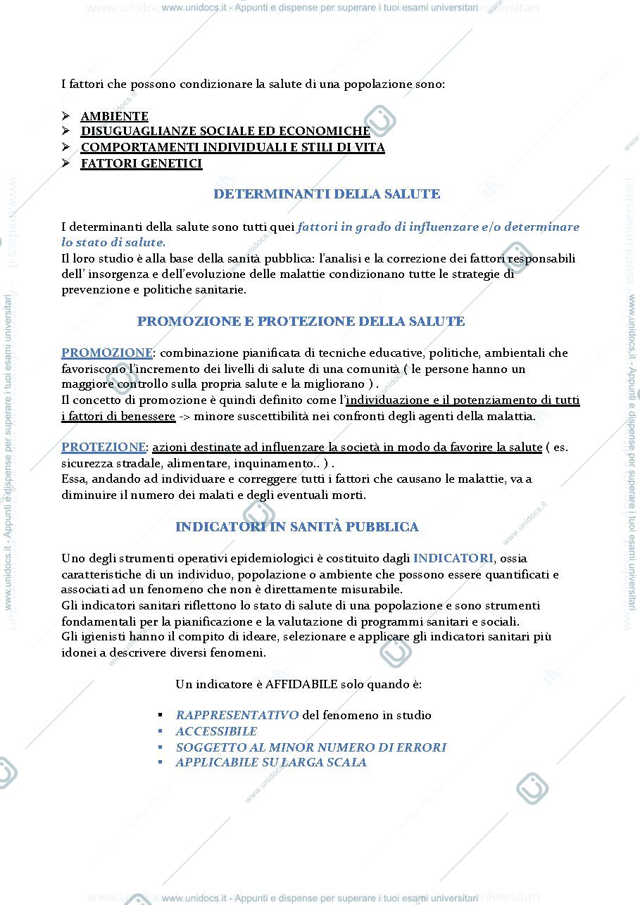 Anteprima pagina 4 — EPIDEMIOLOGIA COMPLETA 