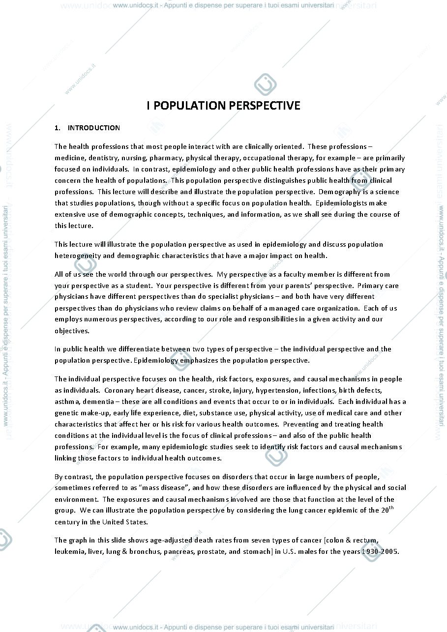 Anteprima pagina 1 — Lesson 1 - Population Perspective