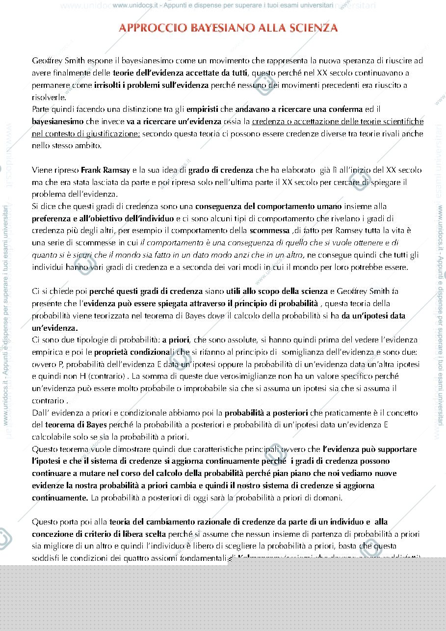 Anteprima pagina 1 — Epistemologia 