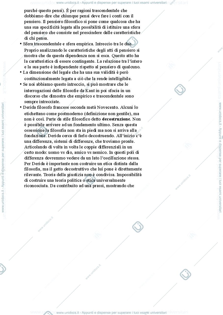 Anteprima pagina 2 — Epistemologia delle scienze umane, appunti di lezione 