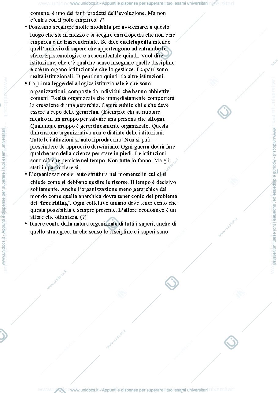 Anteprima pagina 4 — Epistemologia delle scienze umane, appunti di lezione 