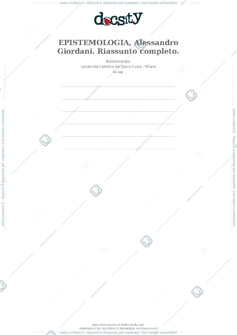 Anteprima pagina 1 — epistemologia alessandro giordani