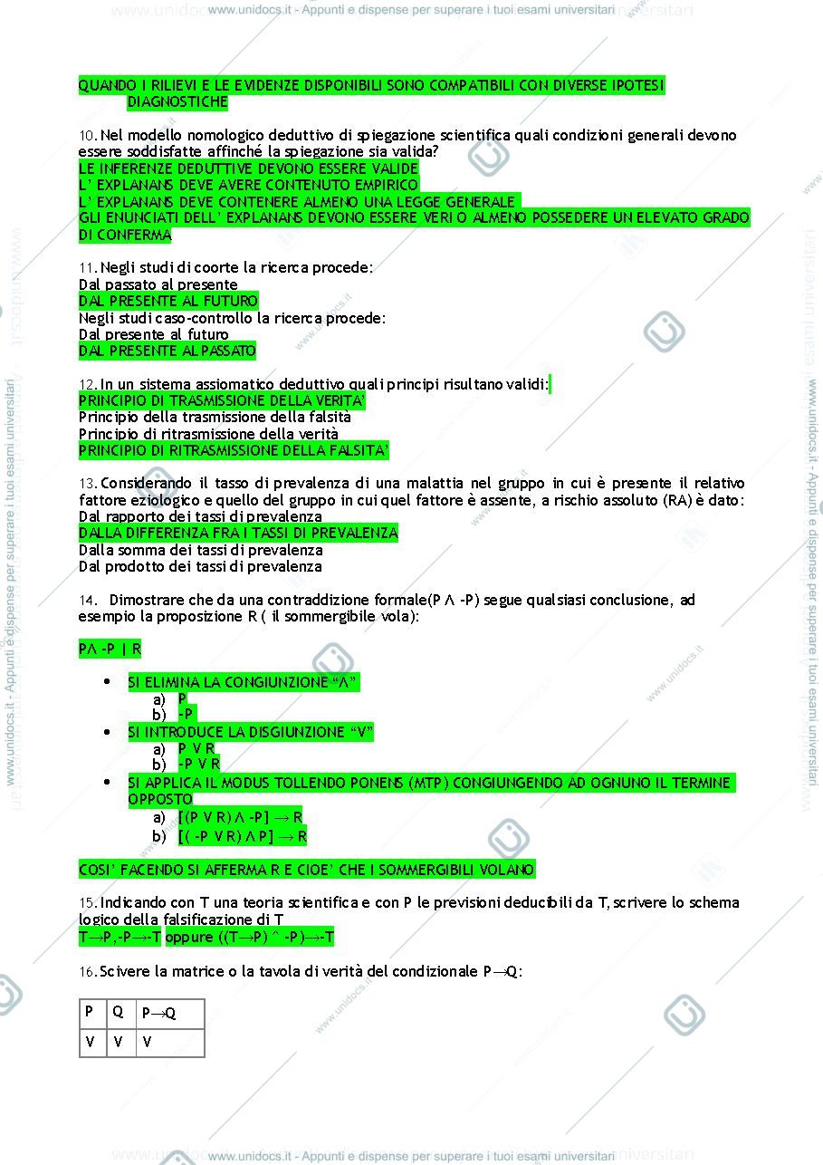 Anteprima pagina 2 — sbobine epistemiologia - unipg