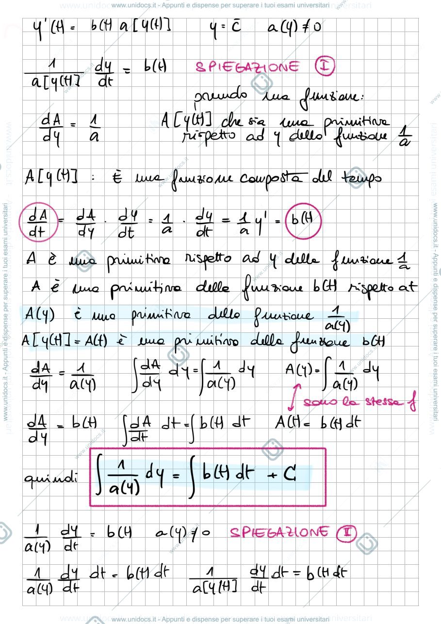 Anteprima pagina 2 — equazioni a variabili separabili