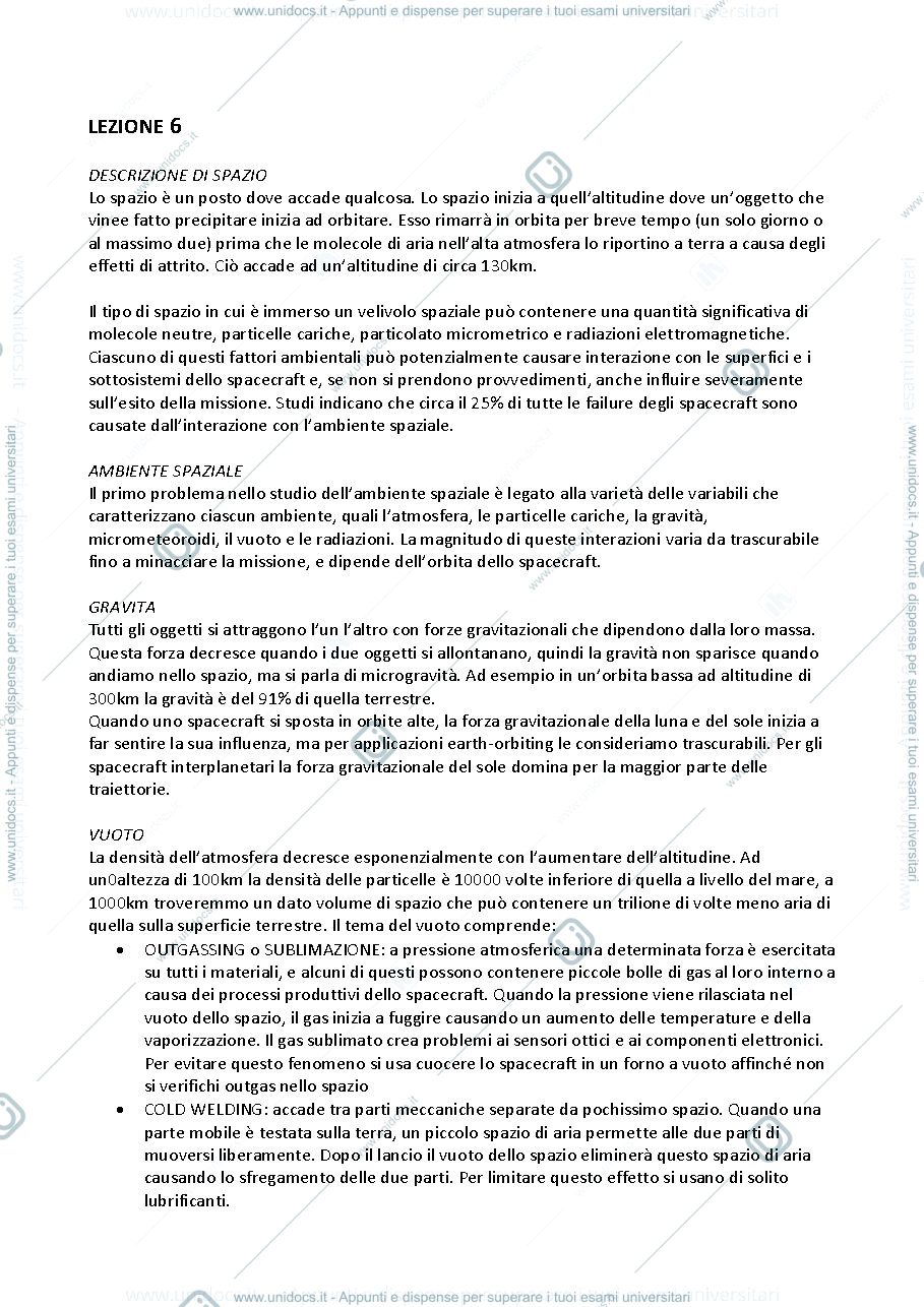 Anteprima pagina 1 — ambiente spaziale e equipaggiamenti spaziali