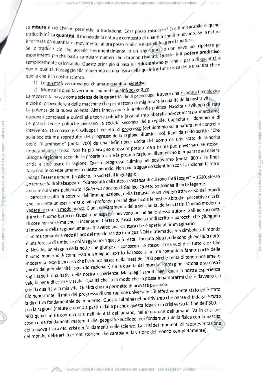 Anteprima pagina 3 — Appunti estetica