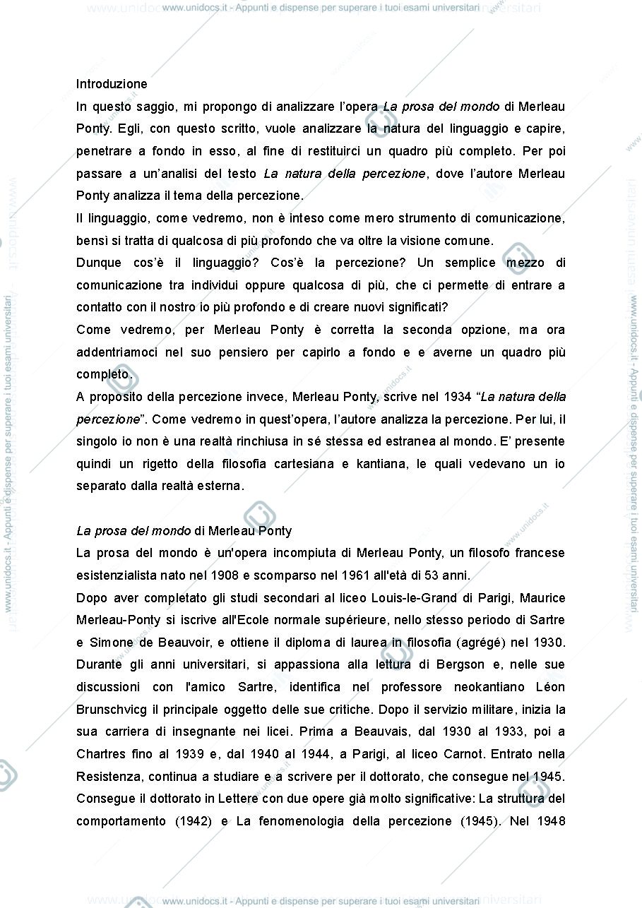 Anteprima pagina 1 — paper di estetica